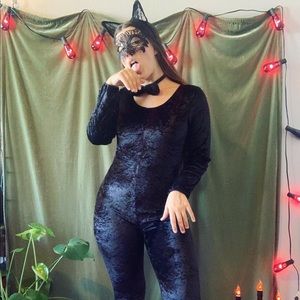 Velvet and Lace Cat Costume